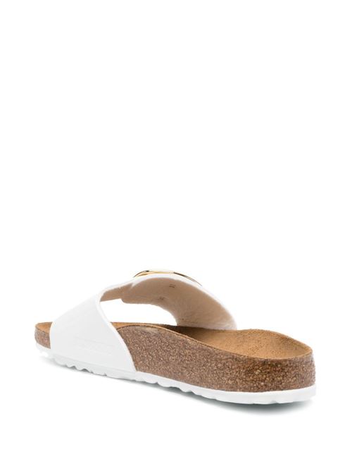 Ciabatte Birkenstock Madrid Big Buckle bianche in Birko Flor verniciato BIRKENSTOCK | MADRID BIG1019814